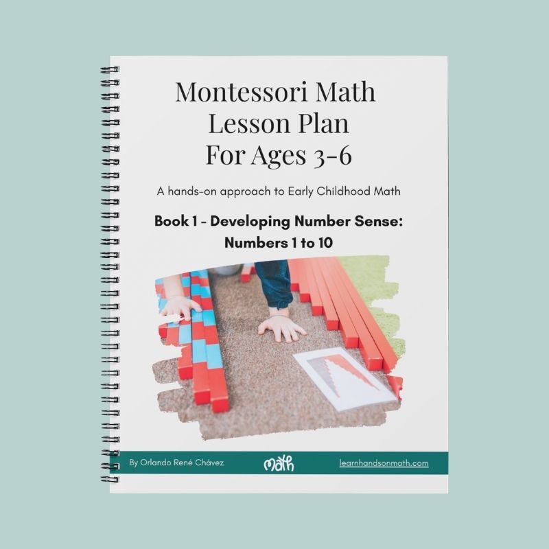 Cover of Montessori lesson plan numbers 1 to 10