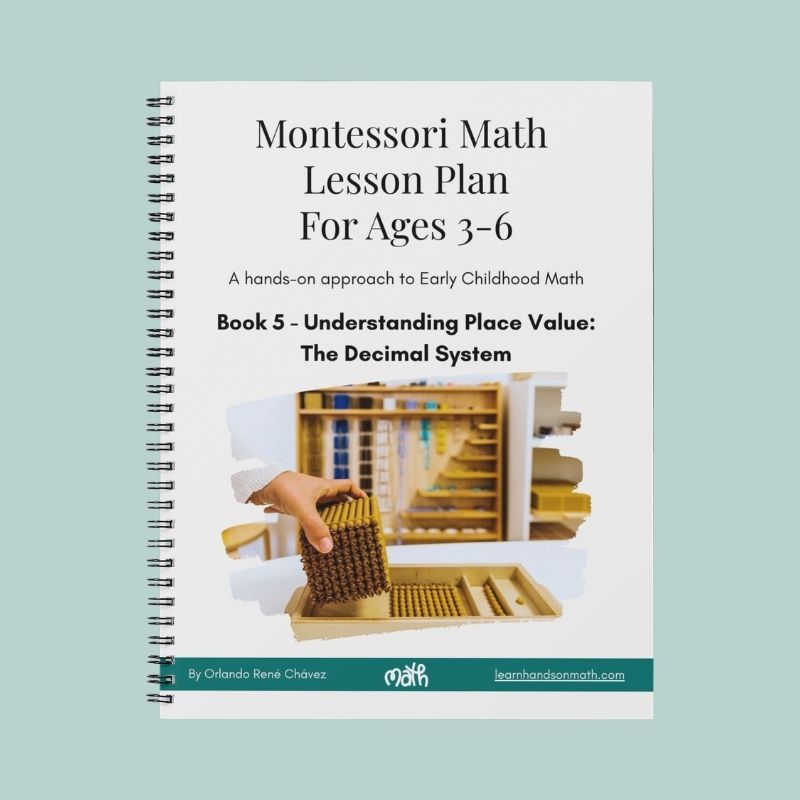 Cover of Montessori lesson plan decimal systrem