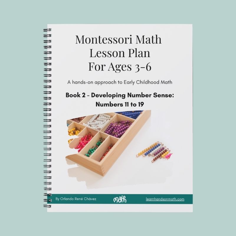 Cover of Montessori lesson plan numbers 11 to 19